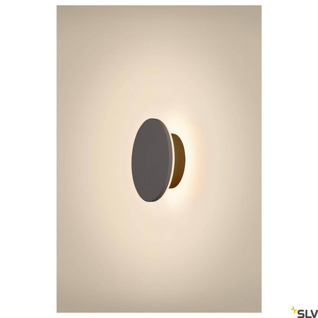 Kinkiet zewnętrzny D-RING S czarna (1007911) - SLV