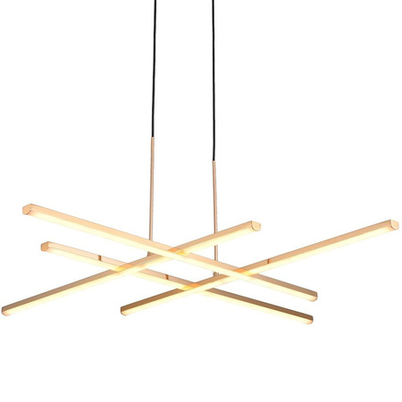 Lampa wisząca CRISS CROSS LED złota 78 cm (ST-MD240406-4 gold) - Step into Design