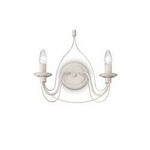 Kinkiet CORTE AP2 biały antyk (028460) Ideal Lux
