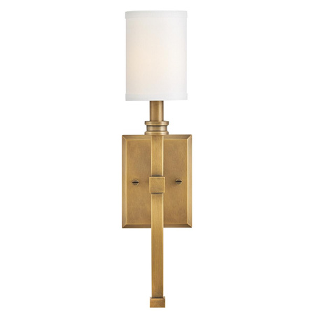 Kinkiet Moore - 1 źródło światła - Klasyczny mosiądz (HK-MOORE-WB1-HB) - Elstead Lighting