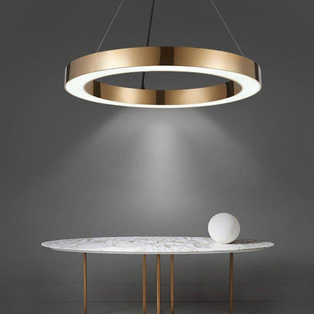 Lampa wisząca CIRCLE 80 LED mosiądz szczotkowany 80 cm (ST-8848-80 brass) - Step into Design
