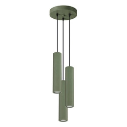 Lampa wisząca KARBON 3P zielona oliwka (SL.1614) - Sollux Lighting