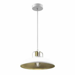 Lampa wisząca FELIX WHITE/GOLD 1 (MLP7704) - Milagro