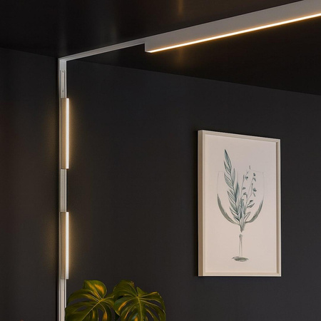 Lampa na szynie, sterowana aplikacją Slim Magnetic Track Biały 61cm 20W LED Tuya CCT (ML2198) - Milagro