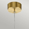 Mała lampa wisząca LED Moonlit - Szampańskie złoto (QN-MOONLIT-P-CG) - Quintiesse
