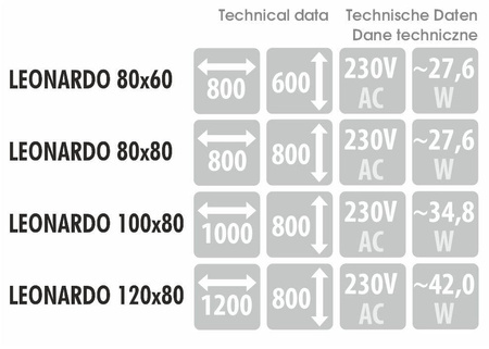 Lustro LEONARDO - MCJ