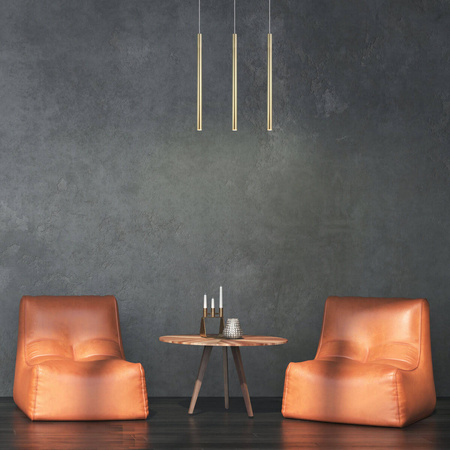 Lampa wisząca LUNGO 3 linia złota (LP-894/3L GD) - Light Prestige