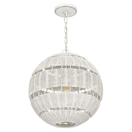 Lampa wisząca na taras Lindendale Antyczna biel (QZ-LINDENDALE-P-AWH) - Elstead Lighting