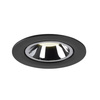 NUMINOS® GIMBLE L, oprawa sufitowa wpuszczana czarna/chromowana 3000 K 40° (1005998) - SLV