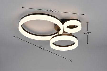 Geometryczna lampa przysufitowa SCOPE (R63601332) - RL