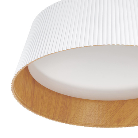 Lampa wisząca z efektownym kloszem FRILL LED biała 45 cm (ST-DL6487-WH) - Step into Design