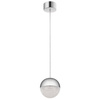 Mała lampa wisząca LED Moonlit - Polerowany chrom (QN-MOONLIT-P-PC) - Quintiesse