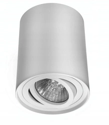 DUŻA OPRAWA NATYNKOWA HALOGENOWA TUBA LED RUCHOMA BIAŁA - Syntron