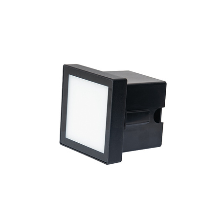 OUTDOOR WALL STEP LIGHT LED 4W BLACK (E248 Zambelis) - Zambelis