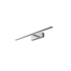 Nowoczesny kinkiet do łazienki Elgidia 62 cm chrom  (WL0122-M-CR) - Yaskr