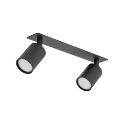 NEX BLACK 2XGU10 LAMPA SUFITOWA PODTYNKOWA (10799) - TK Lighting