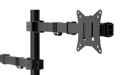 Uchwyt na monitor w systemie Vesa, z tacą na laptopa ML2 (LV9908) - LVN SYSTEM