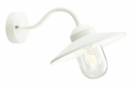Kinkiet zewnętrzny KARLSTAD 230 WHITE E27 LED 9W Norlys