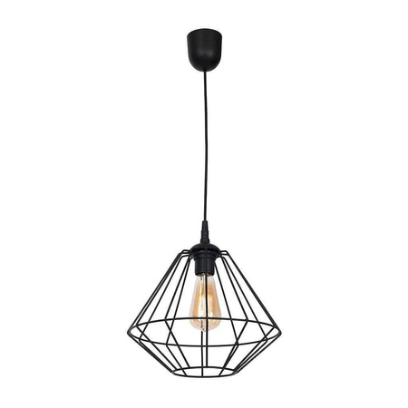Lampa wisząca COLIN BLACK 1xE27 (MLP4789) - Milagro
