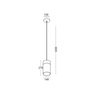 Lampa Wisząca TOBA 173 (517301035) - Elkim Lighting