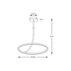 Lampa sufitowa CORIT czarna (E82907-01) - Zuma Line