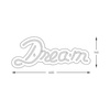 Neon ścienny DREAM LED (FM-WN37) - Zuma Line