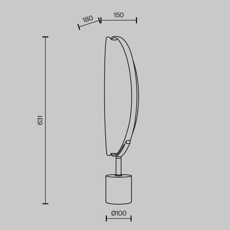 Lampa stołowa Breeze (MOD281TL-L15BS3K) - Maytoni