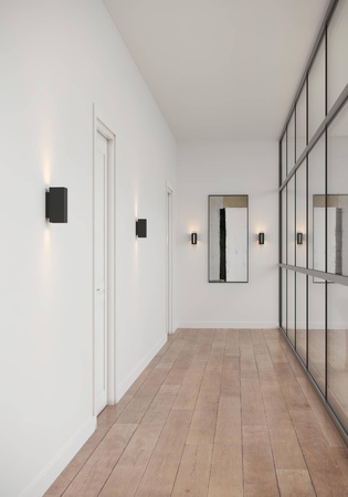 Lampa ścienna CURTIZ Nordlux LED  Aluminium Czarny mat