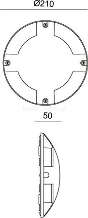 Kinkiet zewnętrzny LED HELIOS IV 3000K (D732050)