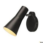 PHELIA, lampa ścienna, QPAR51, kolor czarny, maks. 35W, z wyłącznikiem (148540) - SLV
