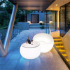 Lampa ogrodowa 16 kolorów pufa APPLE L LED RGBW  65 cm (ES-SF026) - Step into Design