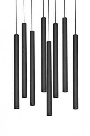 Lampa wisząca ROLL 8 kolor Czarny (11174802) - KASPA