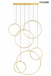 MOOSEE lampa wisząca CIRCULO SIX złota (MSE1501100603) - Moosee