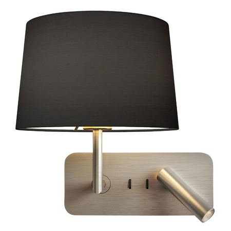 Lampka do Czytania Side by Side Grande USB Matowy Nikiel (1406014) - Astro Lighting