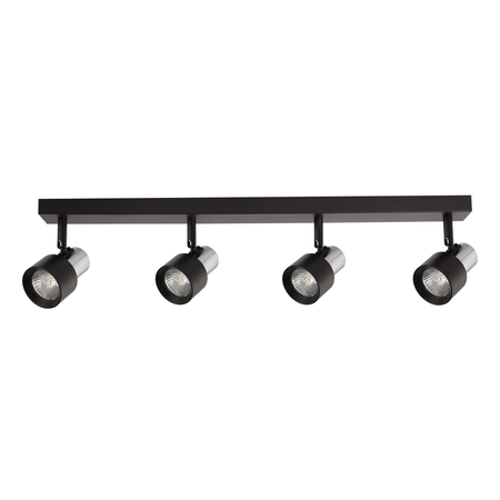 Lampa sufitowa Cino Spot 4 czarna (ML9951) - Milagro