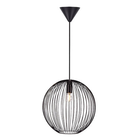 Lampa wisząca BERONI Nordlux E27 60W Metal Czarny