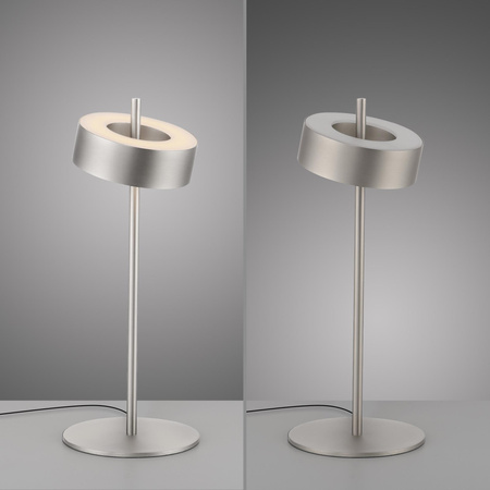 Lampa stołowa ściemnialna, sterowana Smart Q-ROTATE ALUMINIUM (4324-95) - Paul Neuhaus