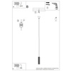 Lampa wisząca ze ściemniaczem Push Dimm/DALI2  IVAR 1 brzoskwiniowa LED 4000K (TH.652) - Thoro Lighting