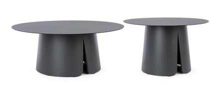 BIZZOTTO zestaw stolików kawowych BRYAN   czarny (0663687) - Bizzotto