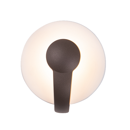 OUTDOOR WALL LIGHT LED 5W DARK BROWN - SANDY WHITE (E271 Zambelis) - Zambelis