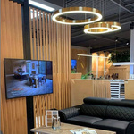 Lampa wisząca CIRCLE 60+80 LED mosiądz na 1 podsufitce (ST-8848-60+80 brass) - Step into Design