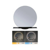Lustro łazienkowe z półką MIRO LED DIM IP44 czarny Ø 50 (PL71091) - PAULMANN