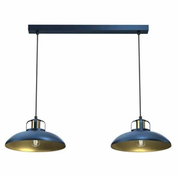 Lampa wisząca FELIX NAVY BLUE/GOLD 2 listwa (MLP7715) - Milagro