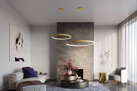 Lampa wisząca RIO 78 złoty LED 4000K (TH.181) - Thoro Lighting