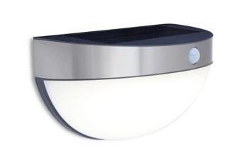 Kinkiet Zew. BUBBLE - SOLAR CZUJNIK RUCHU Kol. Srebrny 4000K (6908701001) - Lutec