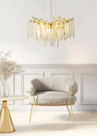 Lampa wisząca DIJON złota (MD3720-1-EGN) - Zuma Line