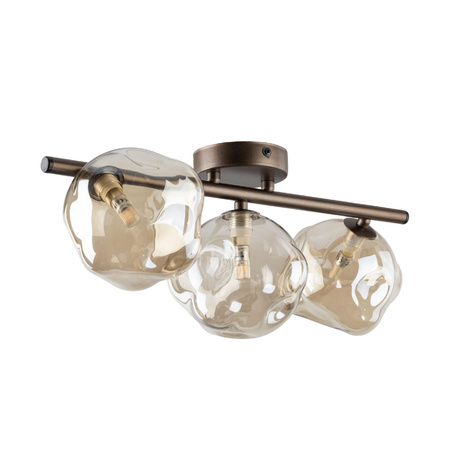 LAVA BROWN LAMPA SUFITOWA 3XG9 (11035) - TK Lighting