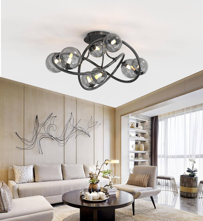 NANCY - Lampa sufitowa 8-pł. (9014-805) - Aviano Lighting