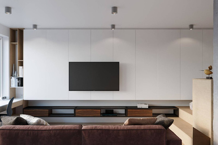 Plafon TIUBE szary (SL.0696) - Sollux