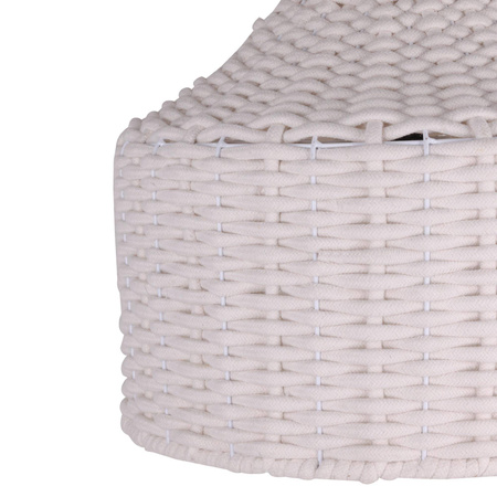 Lampa wisząca Boho bawełniana o wymiarach 46x46x150cm (102393) - DIJK